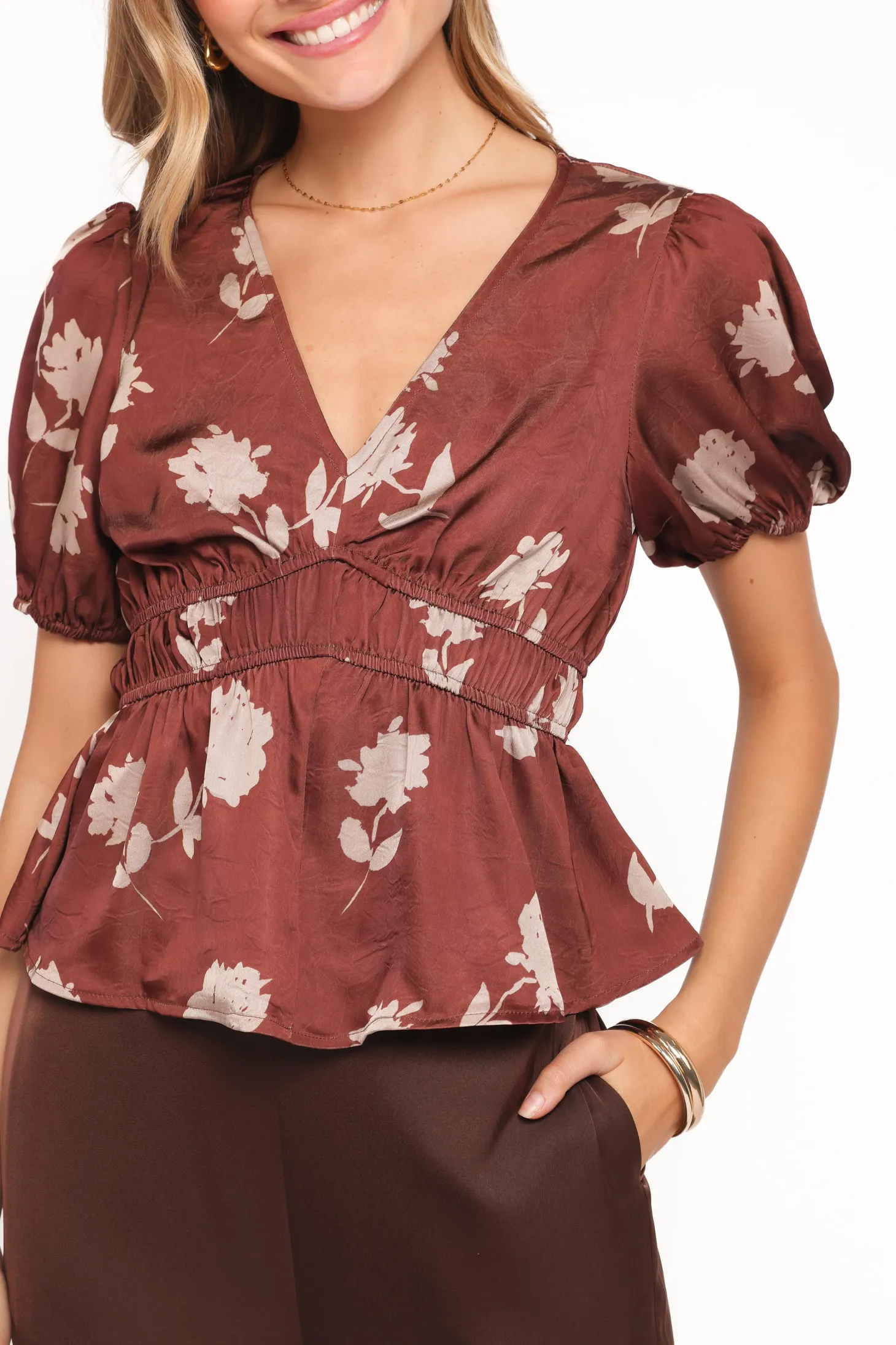 Griffin Peplum Blouse
