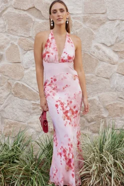 Gwyneth Halterneck Maxi Dress
