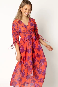 Hallie Midi Floral Dress