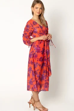 Hallie Midi Floral Dress