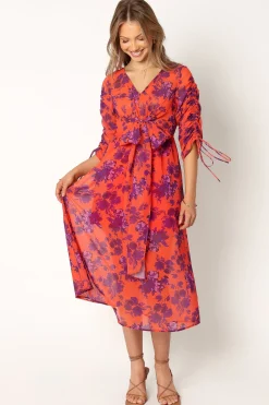 Hallie Midi Floral Dress