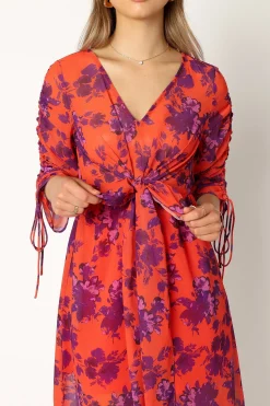 Hallie Midi Floral Dress