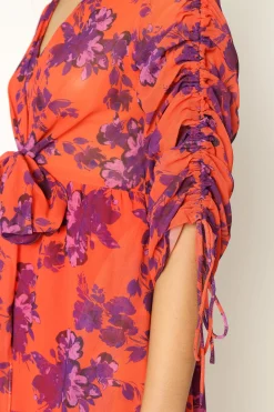 Hallie Midi Floral Dress