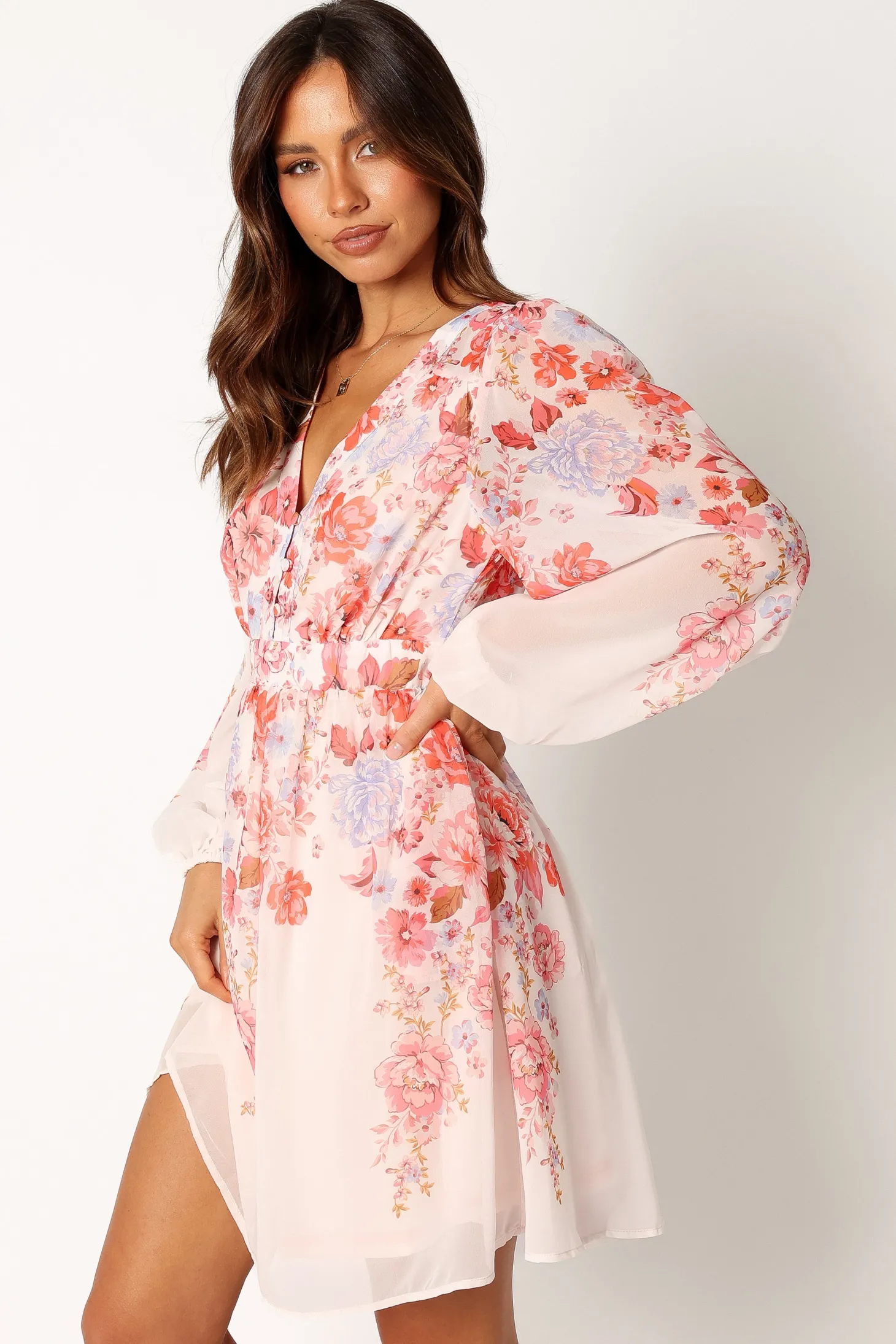 Hattie Long Sleeve Mini Dress