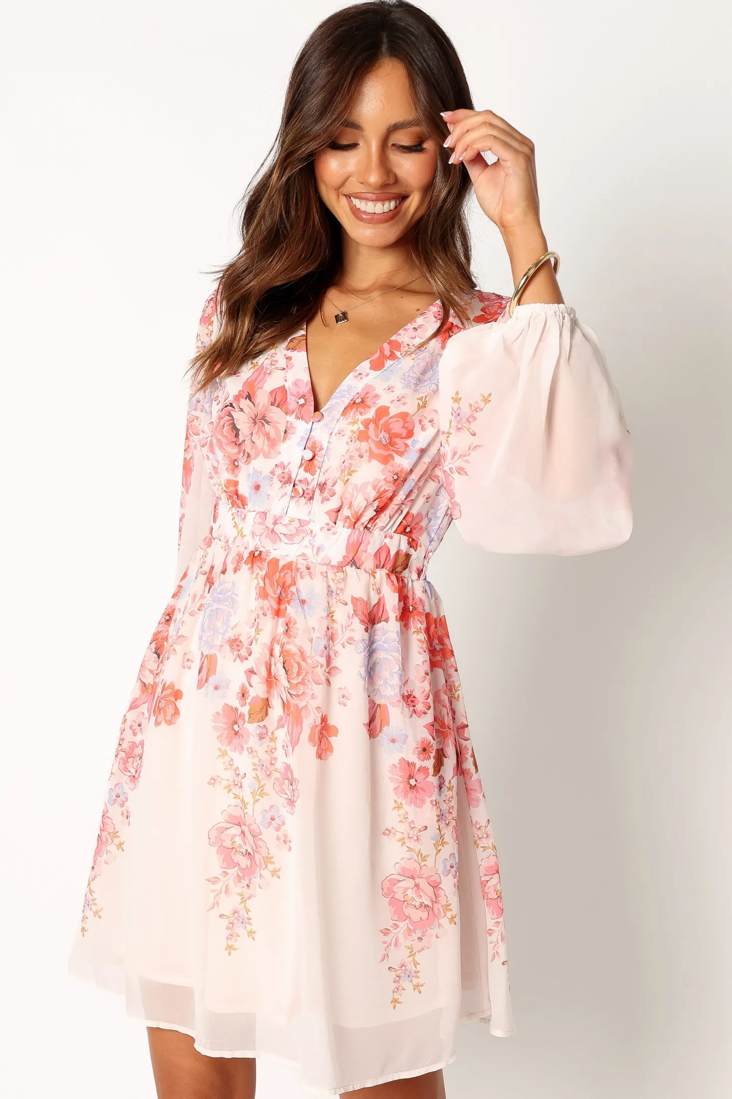 Hattie Long Sleeve Mini Dress
