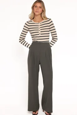 Hayden Pleated Wide Leg Pant