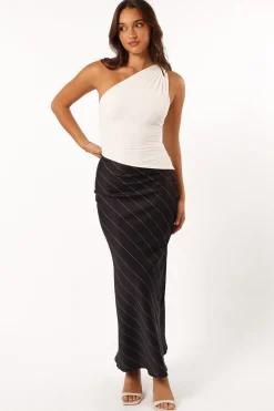 Heidi Stripe Slip Skirt