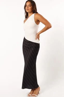 Heidi Stripe Slip Skirt