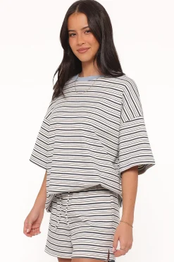Hellen Stripe Short Set
