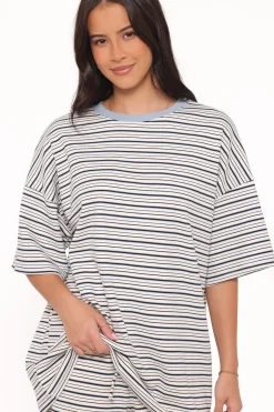 Hellen Stripe Short Set