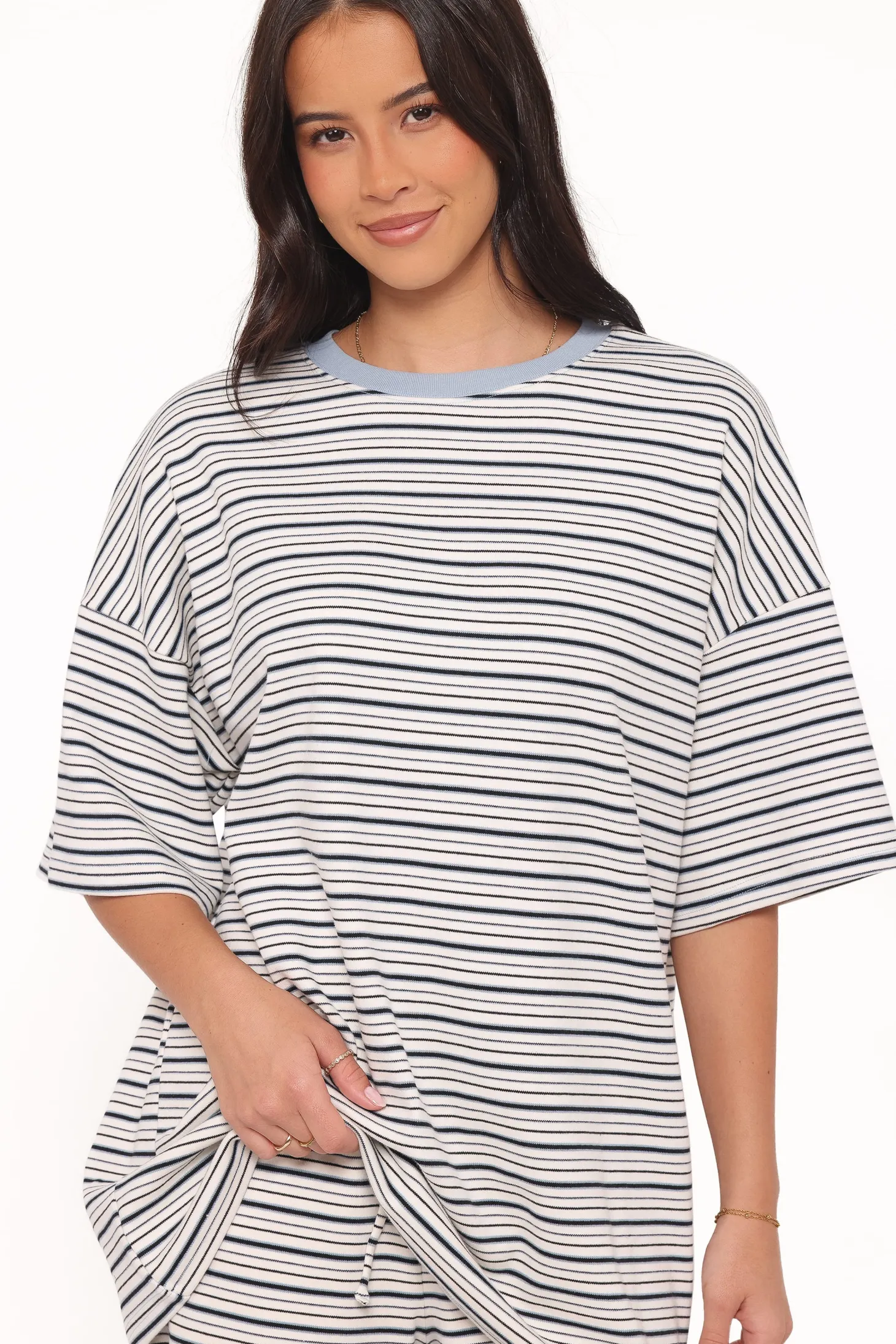 Hellen Stripe Short Set