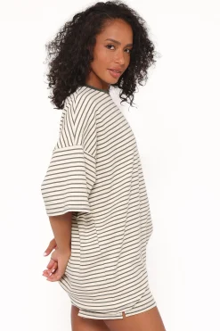 Hellen Stripe Short Set