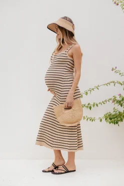 Henry Striped Midi Dress
