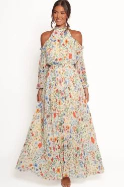 Hilary Pleated Maxi Dress