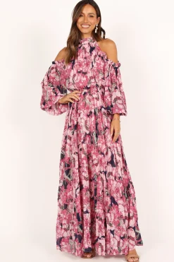 Hilary Pleated Maxi Dress