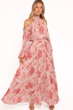 Hilary Pleated Maxi Dress