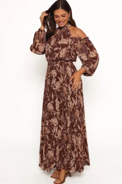 Hilary Pleated Maxi Dress