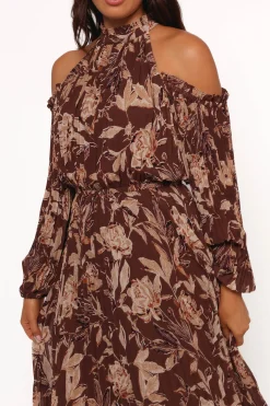 Hilary Pleated Maxi Dress