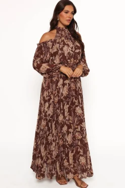 Hilary Pleated Maxi Dress