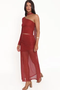 Hollie Mesh Skirt Set