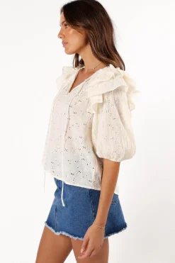 Iris Ruffled Top