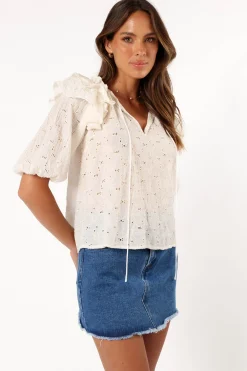 Iris Ruffled Top