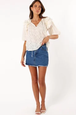 Iris Ruffled Top