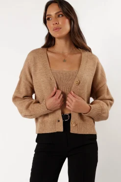 Isabel Button Front Cardigan