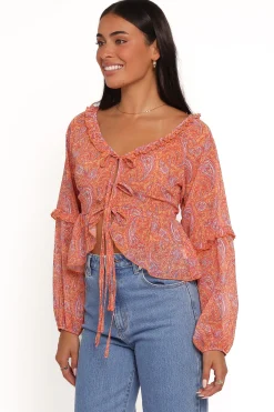 Isolt Tie Front Top