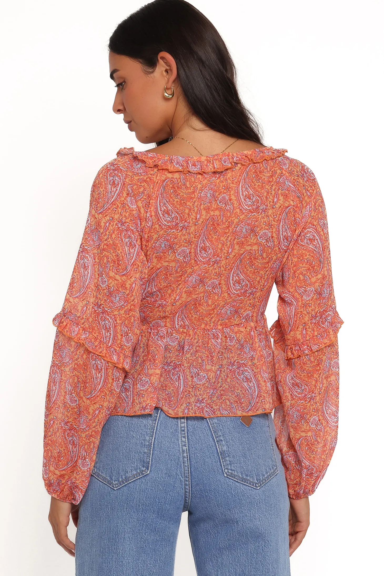 Isolt Tie Front Top