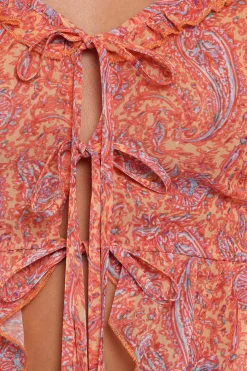 Isolt Tie Front Top