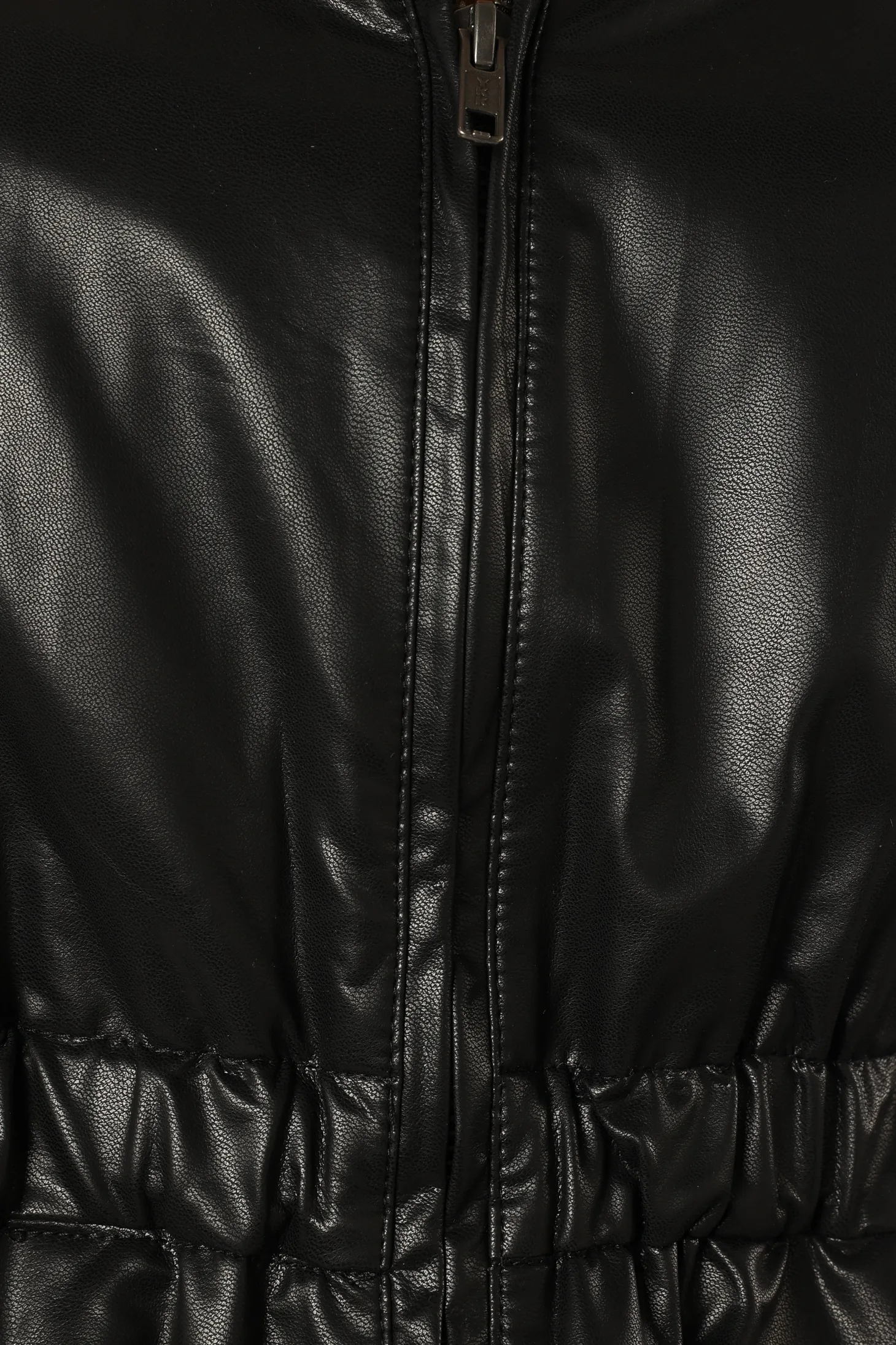 Ivanna Faux Leather Puff Sleeve Jacket