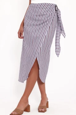 Jacey Wrap Midi Skirt