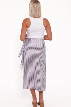 Jacey Wrap Midi Skirt