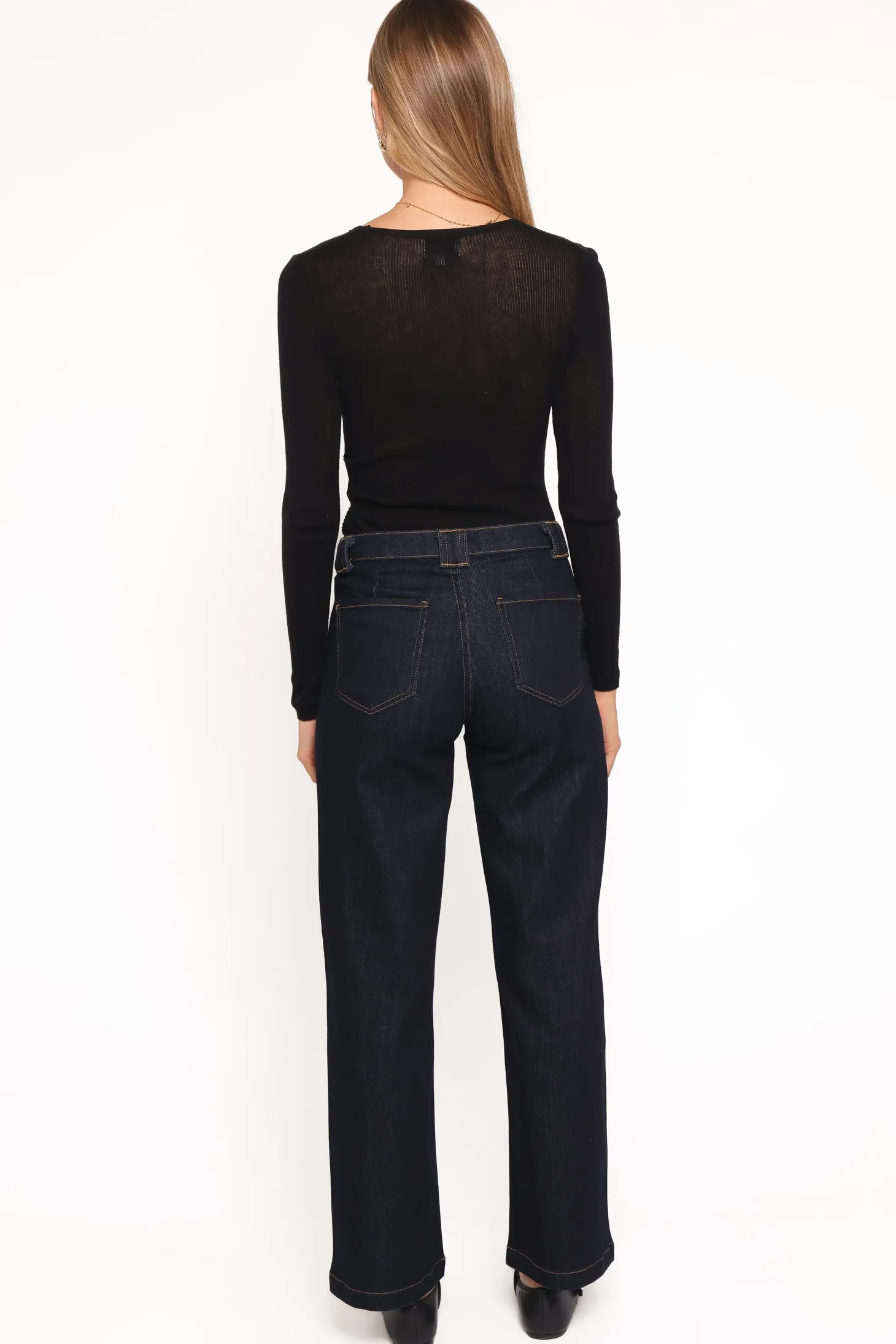 Jacinta Button Down Slim Wide Jean