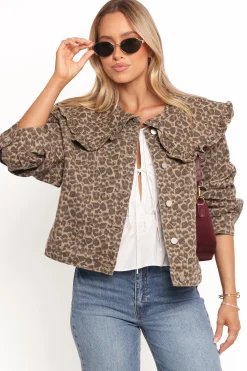 Jaelle Leopard Print Jacket