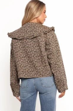 Jaelle Leopard Print Jacket
