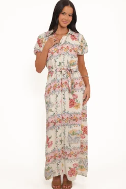 James Button Through Maxi Dress