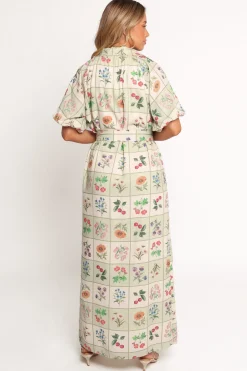 James Button Through Maxi Dress