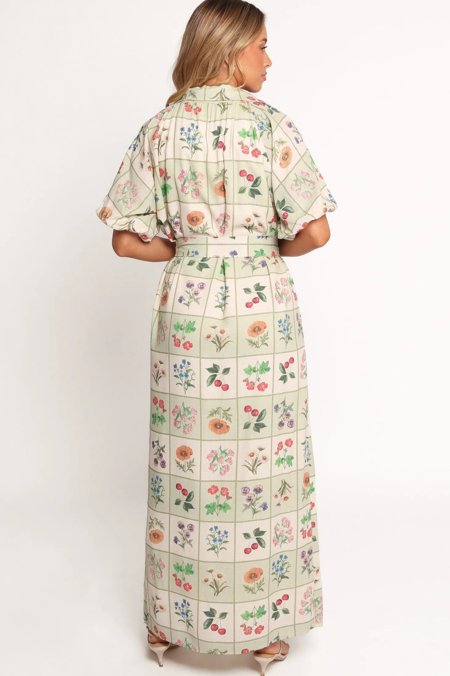 James Button Through Maxi Dress