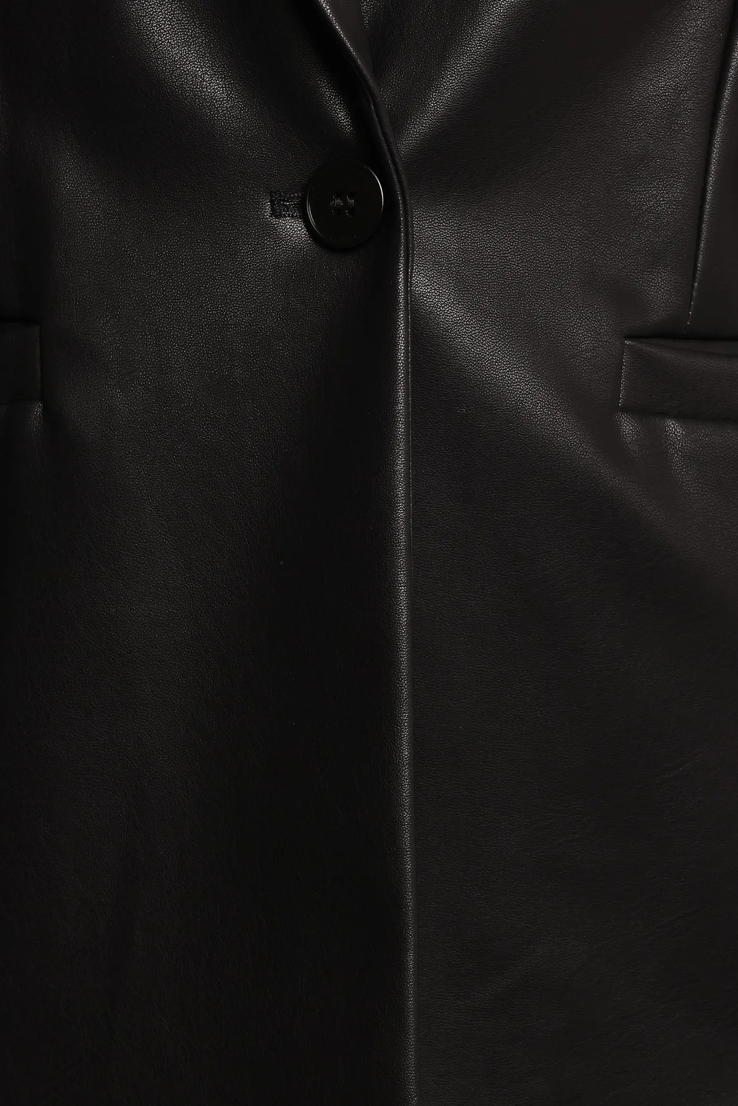 Jamie Faux Leather Blazer