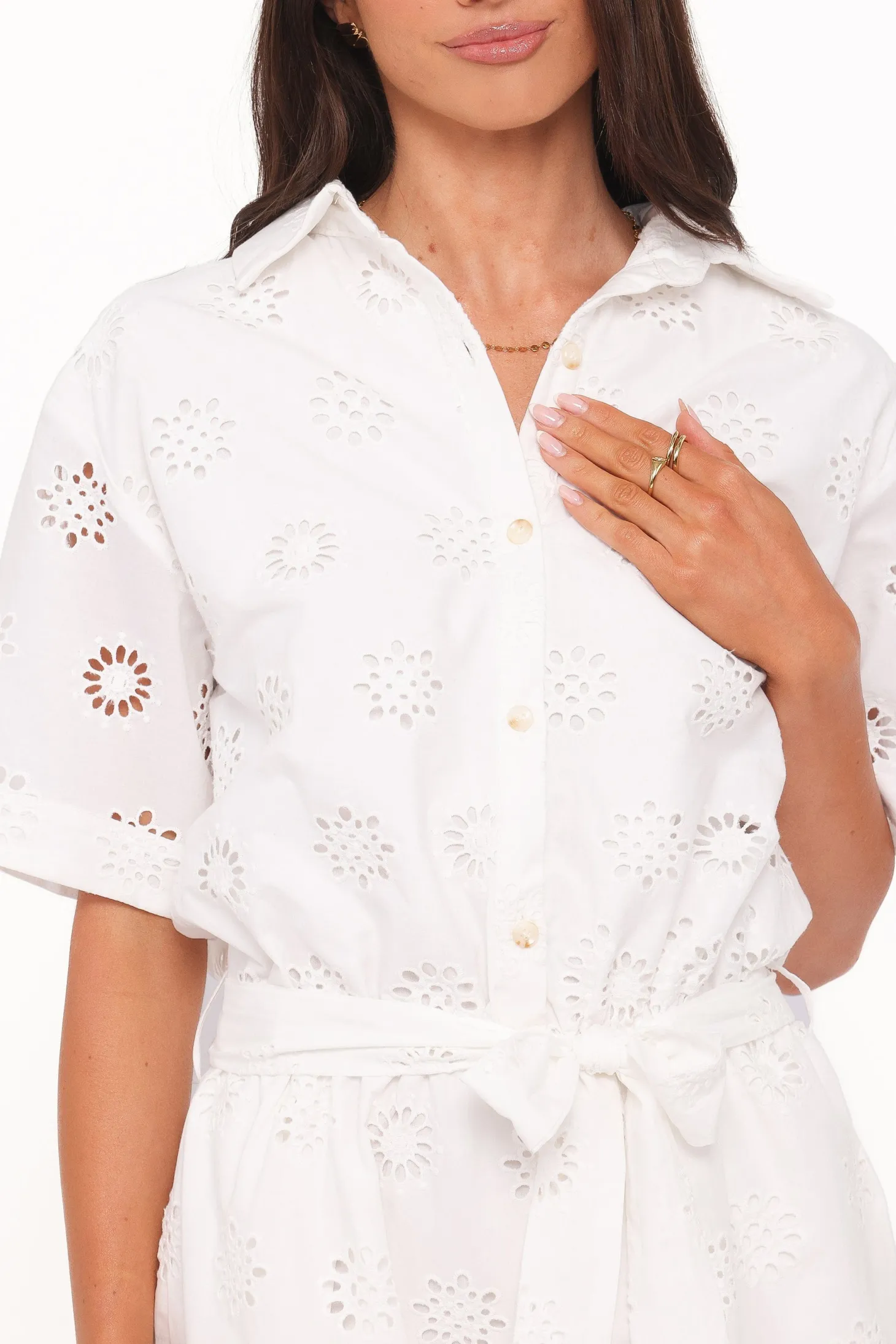 Jamie Tie Front Romper
