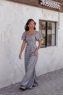 Jayda Puff Sleeve Jumpsuit