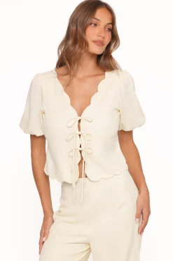 Jensen Scallop Hem Top
