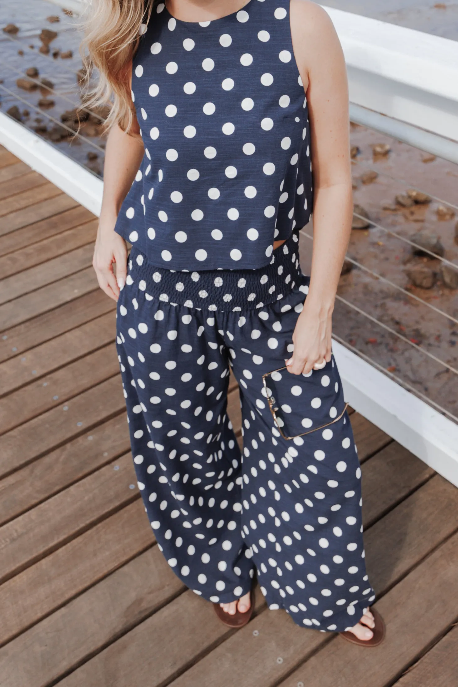 Jillian Smocked Pant Set
