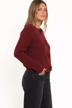 Jones Rosette Cardigan