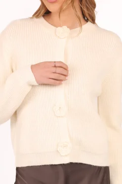 Jones Rosette Cardigan