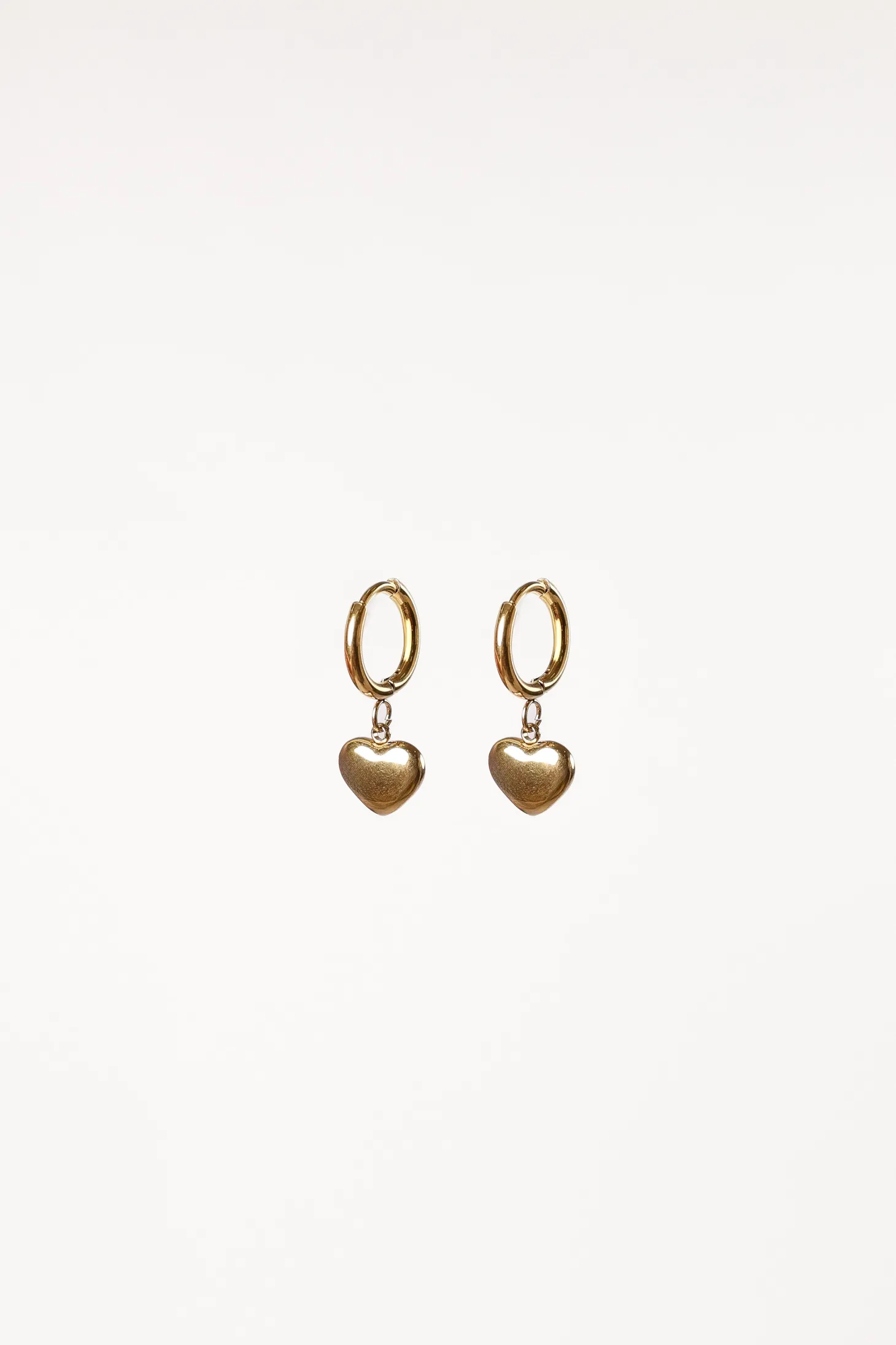 Joree Heart Hoop Earrings