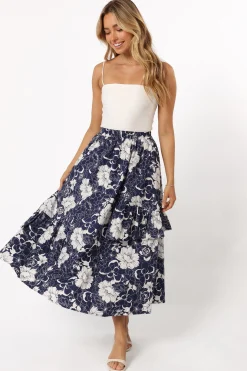 Josephine Tiered Midi Skirt