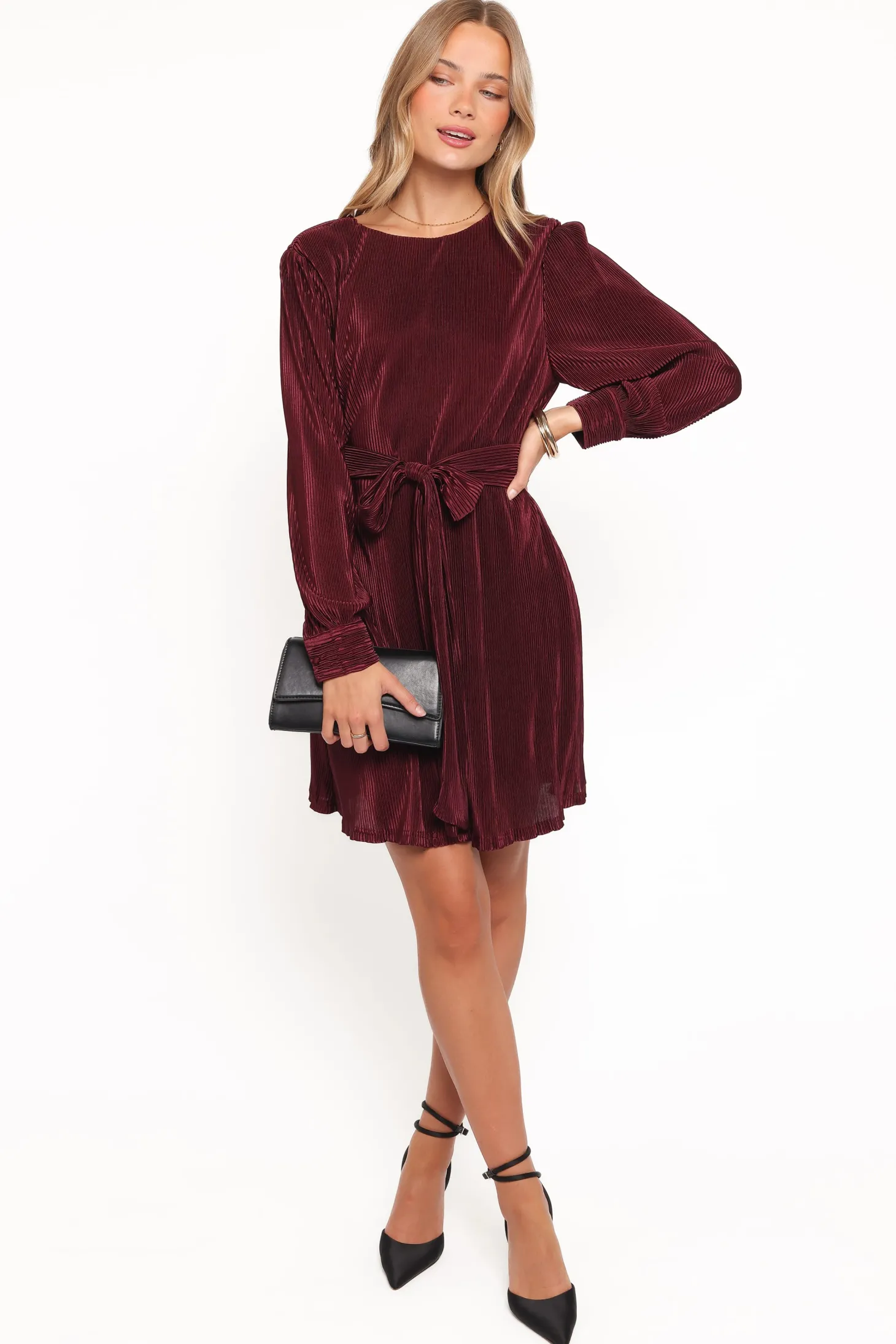 Joy Plisse Mini Dress